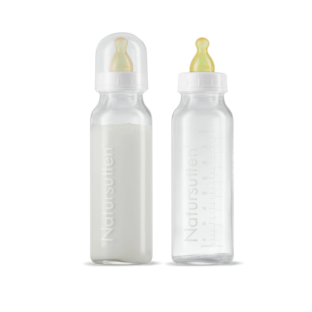 8 oz Natursutten® Glass Baby Baby Bottles - 2 Pack