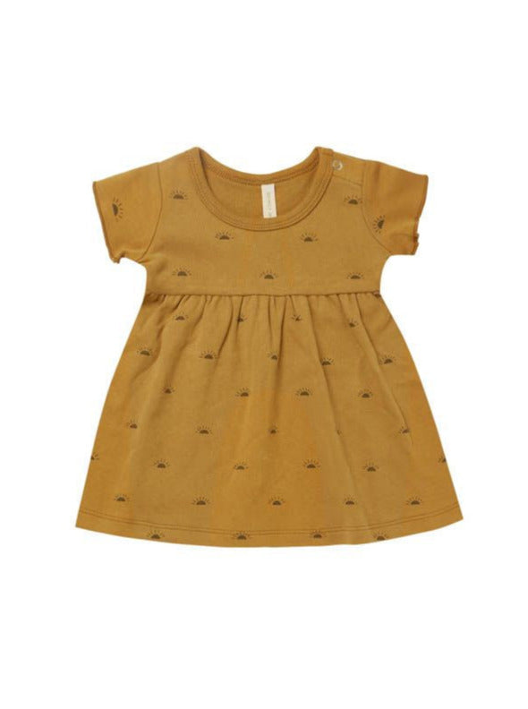 Quincy Mae Short-Sleeve Baby Dress | Suns