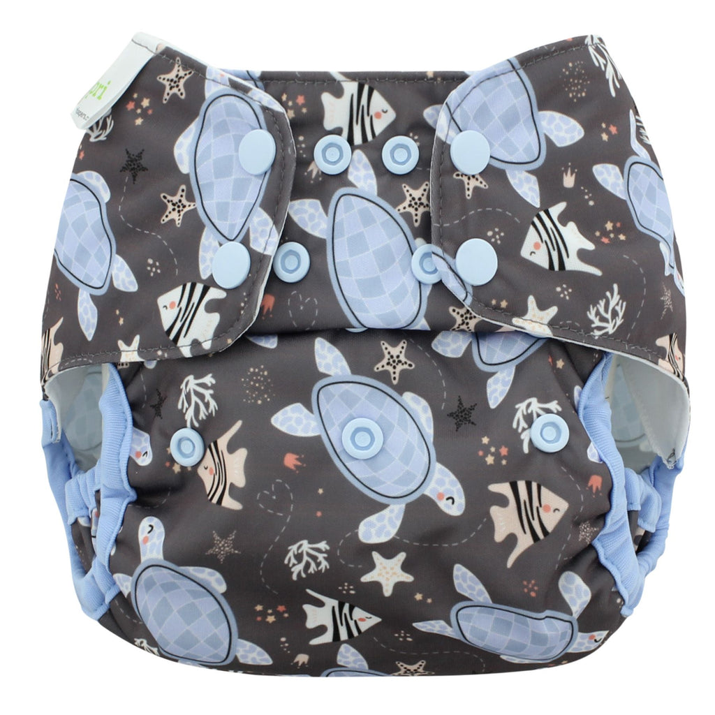 Blueberry One-Size Capri Diaper Cover