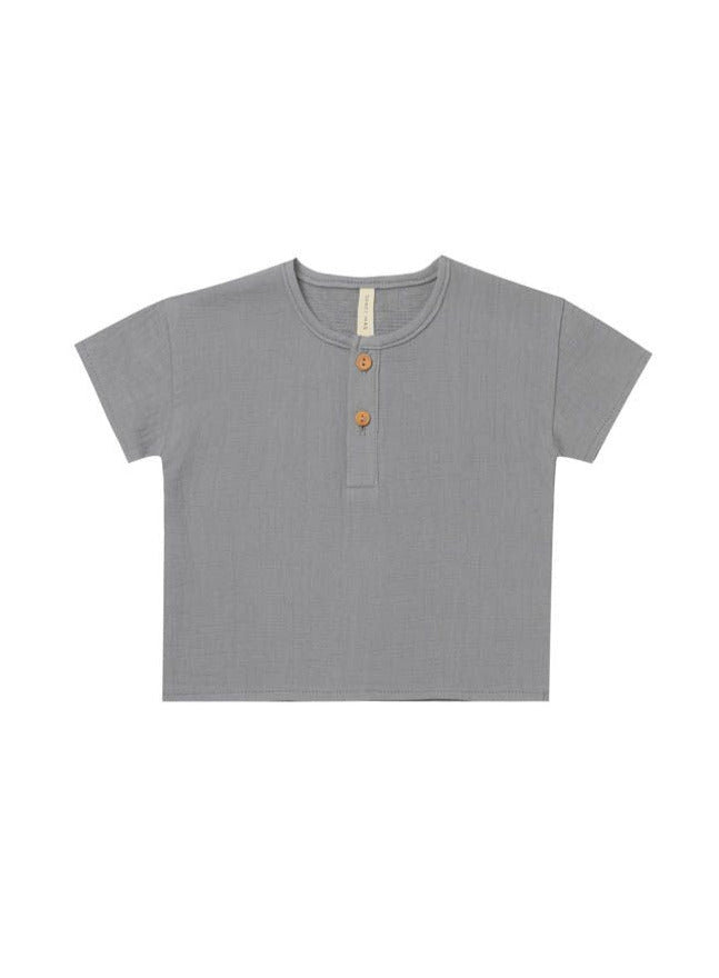 Quincy Mae Henry Top | Washed Indigo