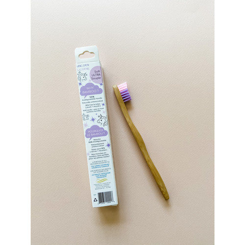 Unicorn KIDS Bamboo Toothbrush Singles